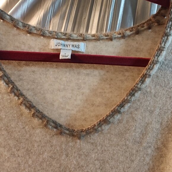 Johnny was Cashmere whipstitch sweater size small - Picture 16 of 16